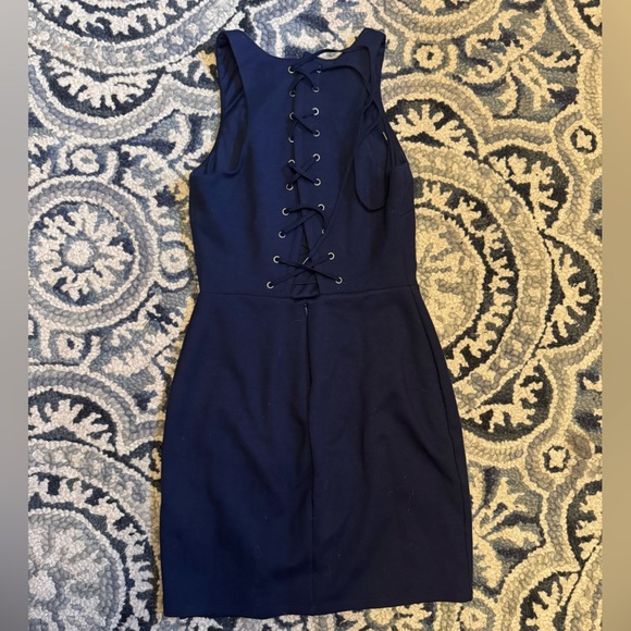 Bailey 44 Lace Up Back Mini Dress - Picture 3 of 4